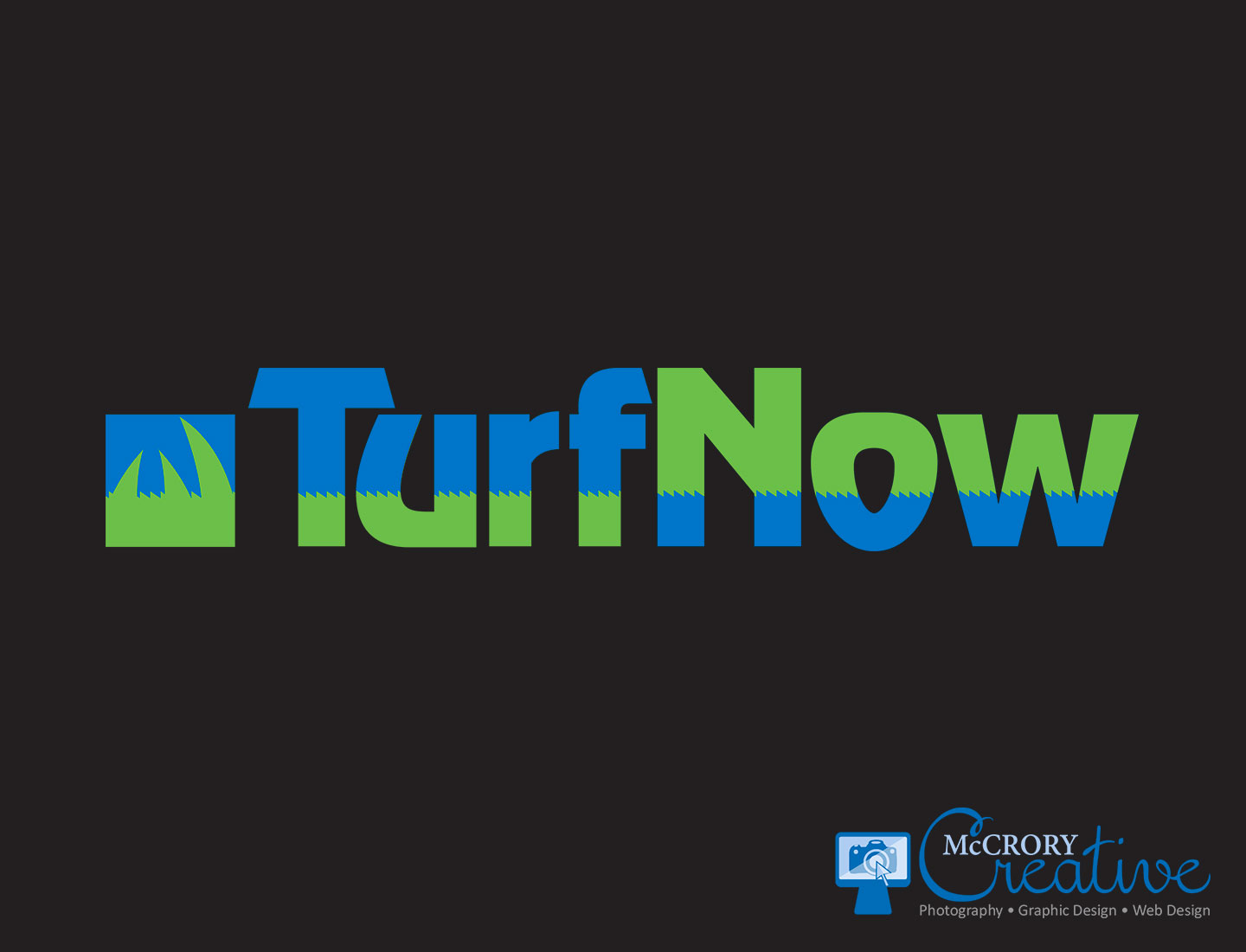 Turfnow logo design