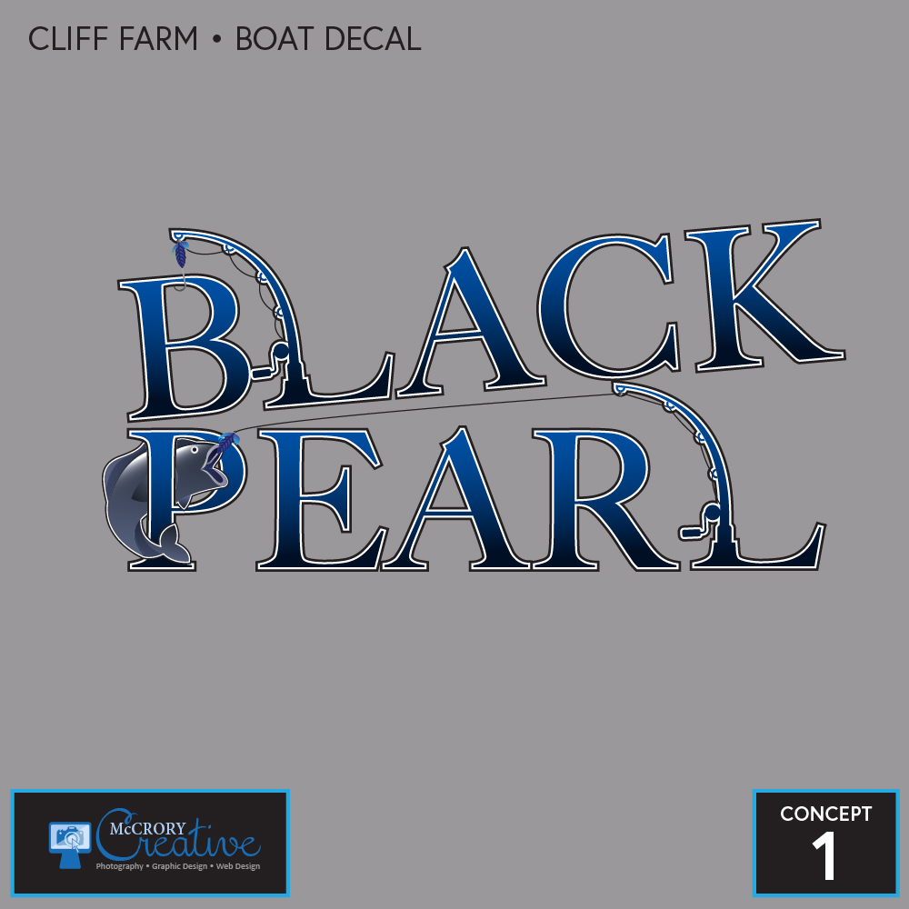 Black Pearl Boat Decal 1