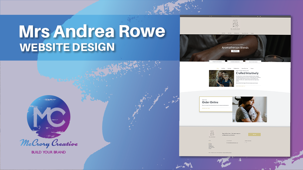 Mrsandrearowe website design